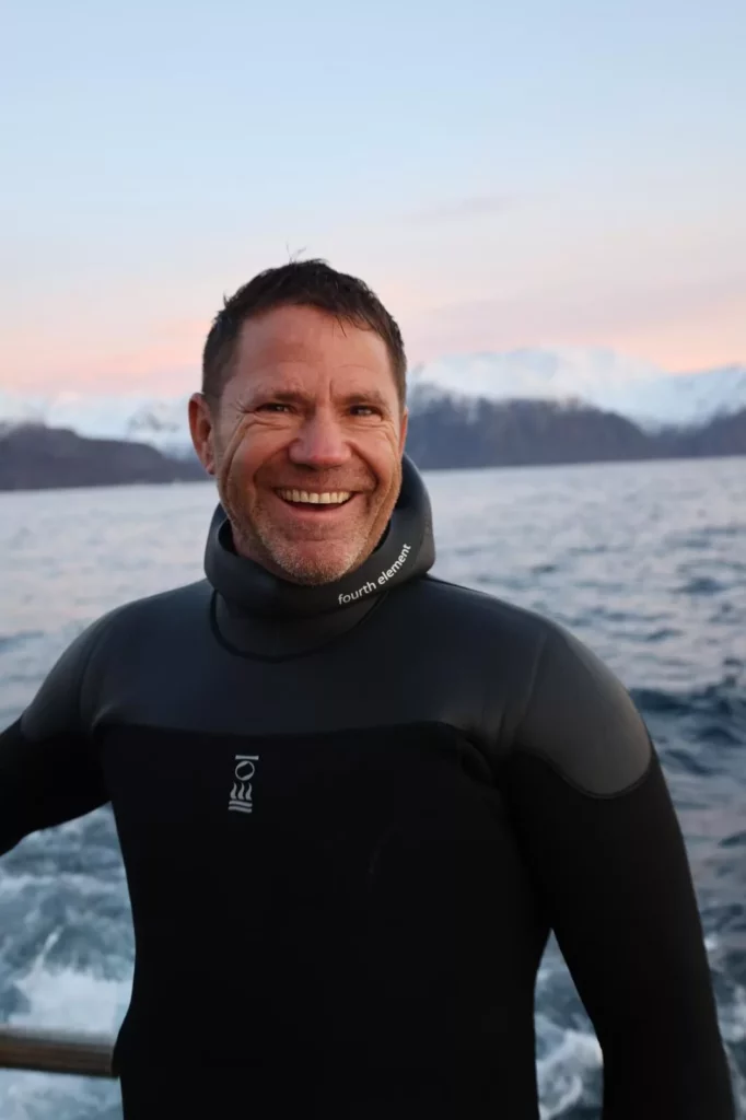 Steve Backshall wildlife presenter portrait.