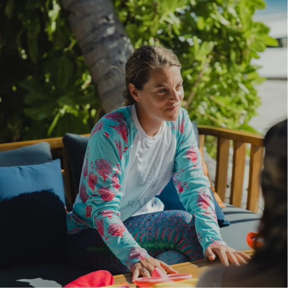 Amandine Vuylsteke, marine biologist at Pullman Maldives Maamutaa Resort.